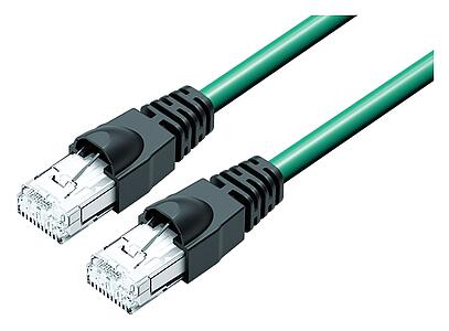 Tecnología de automatización -  transmisión de datos--Cable de conexión 2 conector RJ45_VL_RJ45-77-9753_RJ45_77-9753-34708_blgr