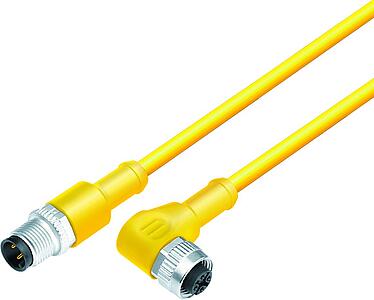 Tecnología de automatización - sensores y actuadores--Conector de cable macho - conector hembra en ángulo_VL_763_KS_WD_ZDG_yellow