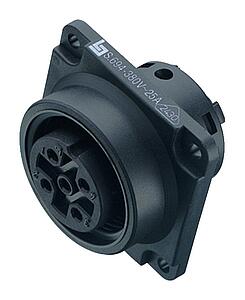 Power Connectors--Female panel mount connector_694_4_00