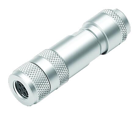 Ilustración 99 3368 100 04 - M8 Conector de cable hembra, Número de contactos: 4, 4,0-5,5 mm, blindable, tornillo extraíble, IP67, M8x1,0, Pluma de iris