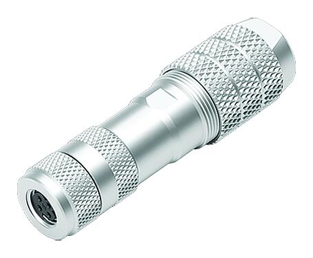 Ilustración 99 3368 600 04 - M8 Conector de cable hembra, Número de contactos: 4, 5,0-8,0 mm, blindable, tornillo extraíble, IP67, M8x1,0, Pluma de iris