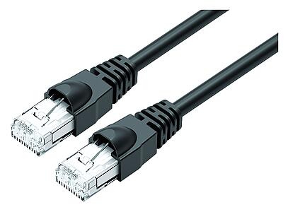 Tecnología de automatización -  transmisión de datos--Cable de conexión 2 conector RJ45_VL_RJ45-77-9753_RJ45_77-9753-64704_black