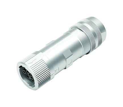 Ilustración 99 6166 000 06 - Bayoneta Conector de cable hembra, Número de contactos: 6 (3+PE+2), 7,0-14,0 mm, sin blindaje, tornillo extraíble, IP67 enchufado y bloqueado, UL 2237